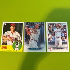 🔥2022 Topps Bryson Stott RC 3 Card Lot Phillies
