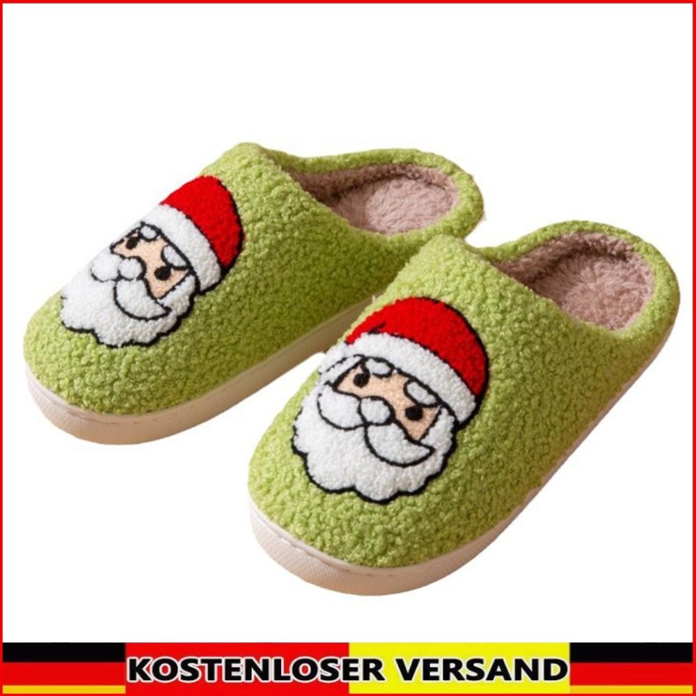 APL Pantofole di Babbo Natale Antiscivolo Piatte Termiche per Autunno e W