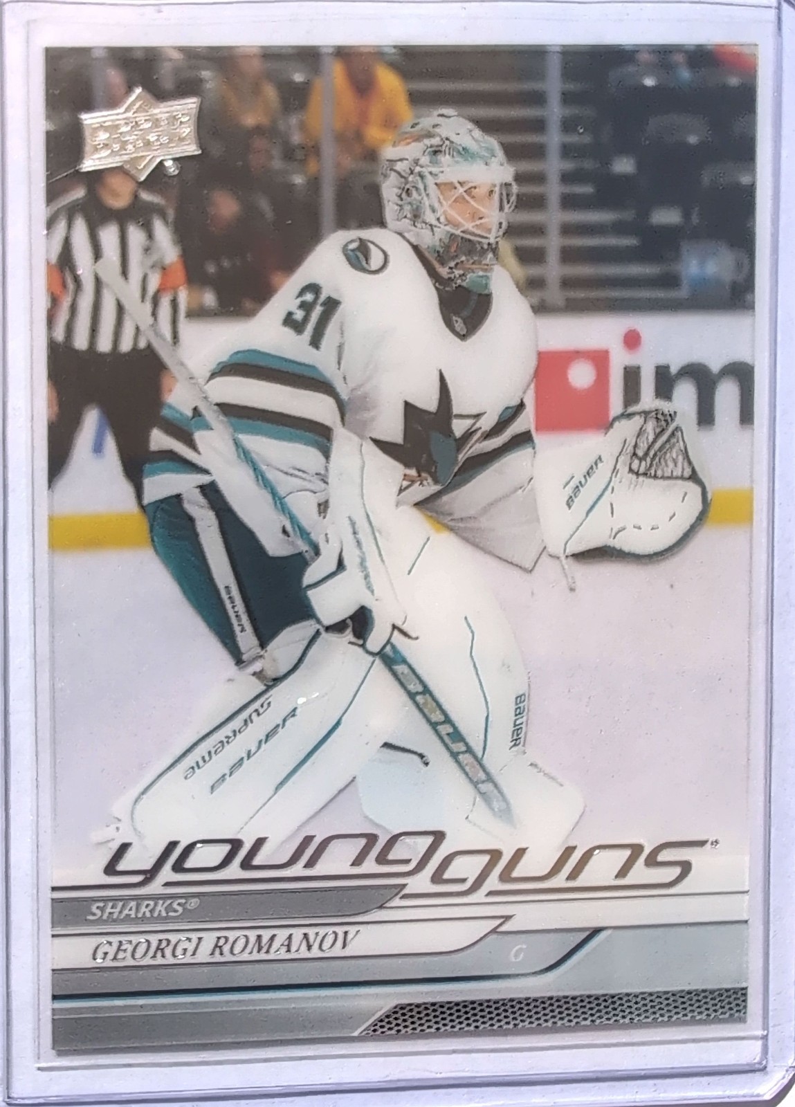 2024-25 Upper Deck Clear Cut Parallel #457 Georgi Romanov YG