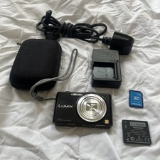 Panasonic Lumix DMC-SZ1 16.1MP Compact Digital Camera 10x Optical Zoom With Case