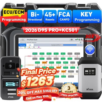 XTOOL D9SPRO KC501 Car IMMO Key Programmer Scanner for BMW for Mercedes for VW