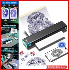 Thermal Tattoo Stencil Printer Bluetooth Wireless Portable Inkless Rechargeable