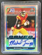 2021 Pro Power Michael Trigg Platinum Auto #/99 Trojans