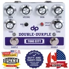 Tone City DOUBLE DURPLE Peter "DANISH PETE" HONORÉ Dual Overdrive Pedal NEW
