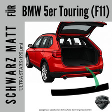 Ladekantenschutz Lackschutzfolie für BMW 5er  Touring (F11)  schwarz matt  190µm