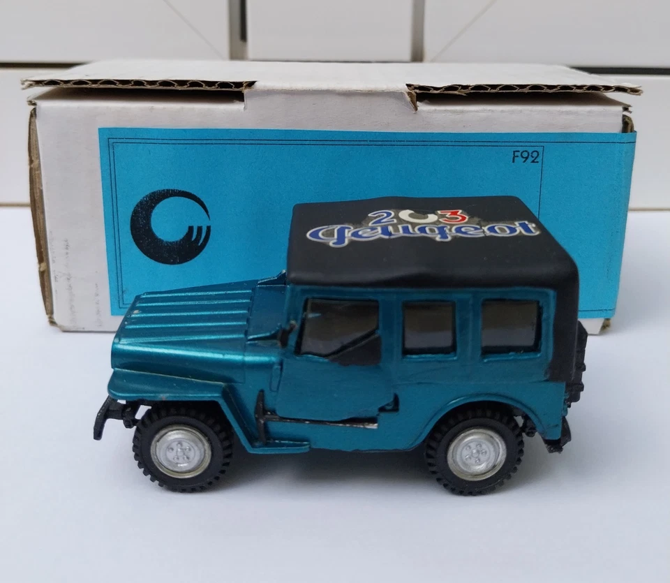 Peugeot 203 Jeep prototype 1953 MIB 1:43 201 202 302 403 204 304 205 MEGA RARE - Imagen 4 de 4