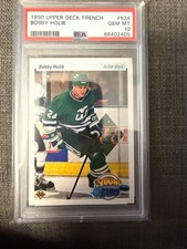 1990 Upper Deck French Bobby Holik Rookie PSA 10 GEM MINT Rare French Version