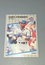1989 Fleer - Darryl Strawberry #49 Baseball Card 