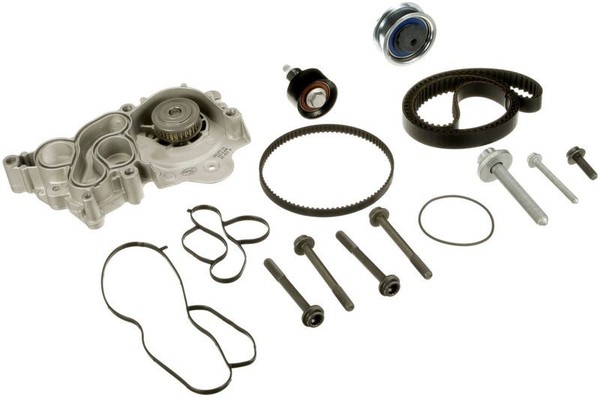 Wasserpumpe Plus Zahnriemensatz Gates KP75680XS3 FÜR Audi Seat Skoda VW-image