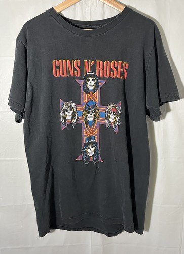 VINTAGE RARE GUNS N ROSES APPETITE FOR DESTRUCTION T-SHIRT USED NO SIZE TAG! - Image 1