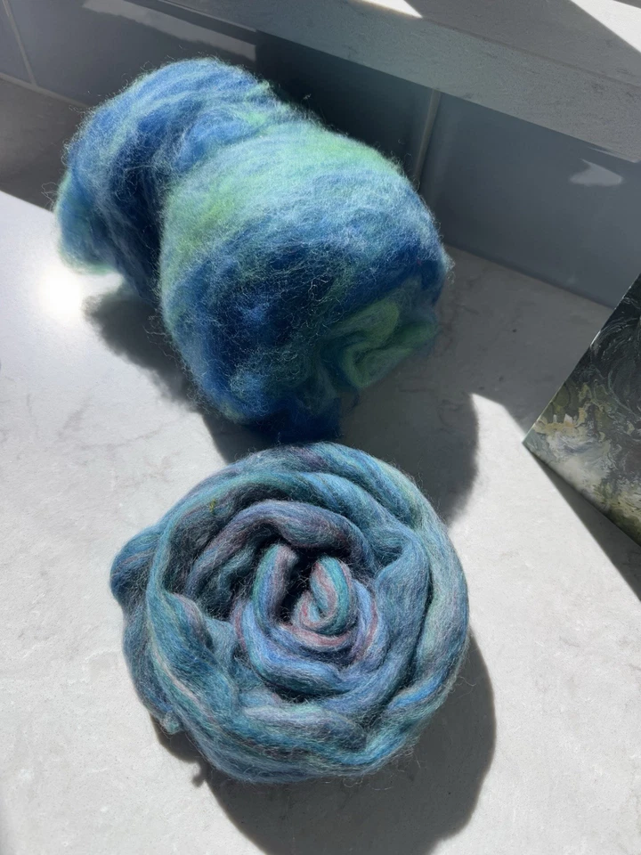 Hand Dyed Fleece For Spinning, Weaving Or Hooking - Image 2 of 4