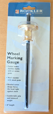 Rockler 8'' Wheel Marking Gauge Precision Woodworking Layout Tool