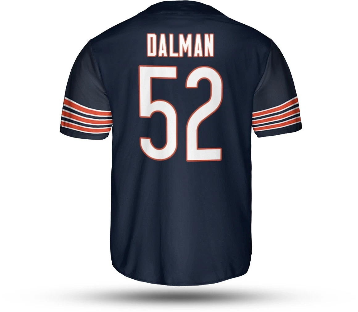 Drew Dalman #52 Name and Number Chicago Bears Team
