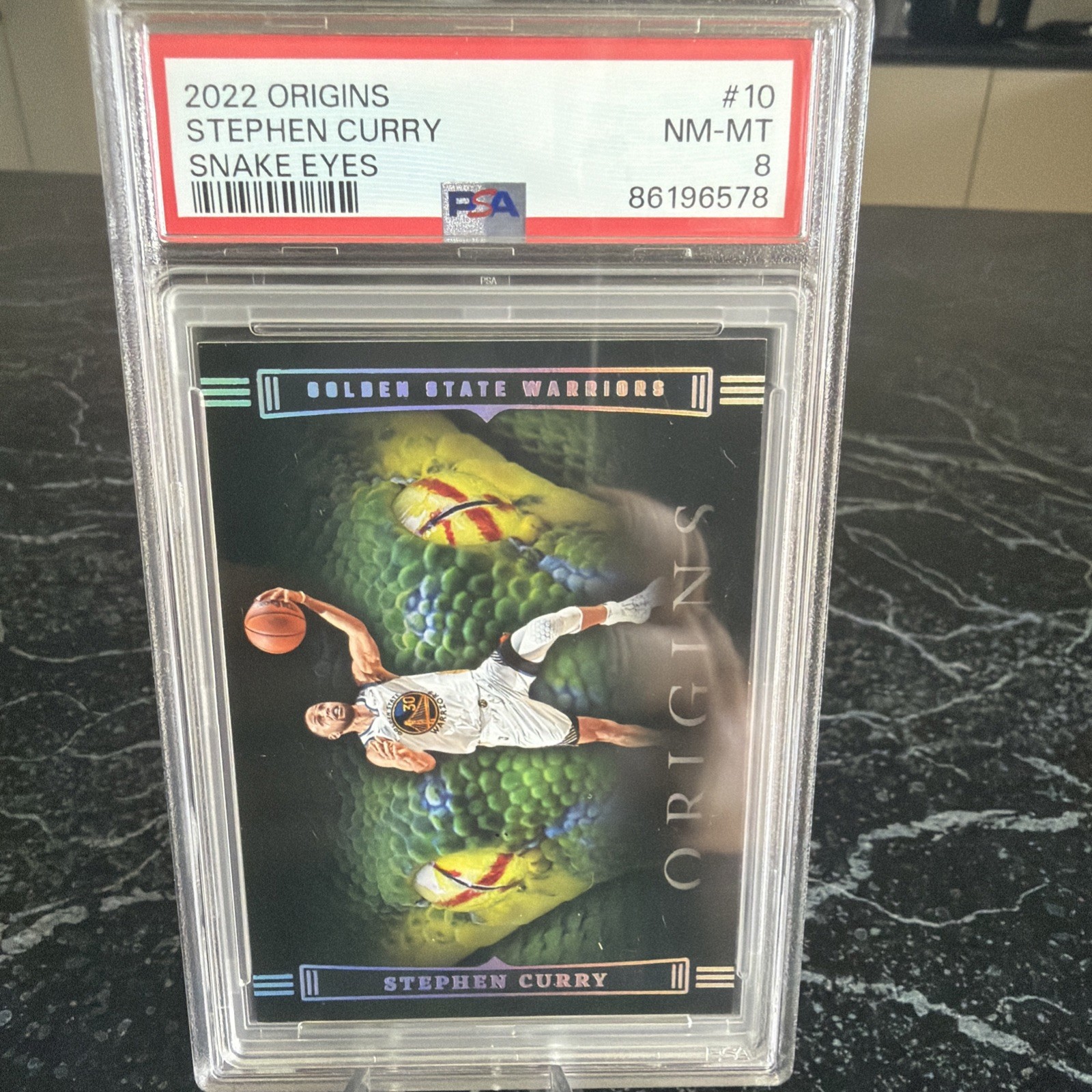 Stephen Curry 🏀 2022 Origins 🏀 Snake Eyes 🏀 Rare