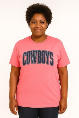 Ladies Large Pink Cowboys