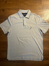 Tommy Hilfiger Polo Shirt Men's Size S Gray Slim Fit Short Sleeve Cotton Blend
