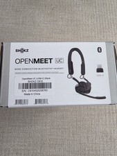 Shokz OpenMeet UC C610 - Bone Conduction Bluetooth Headset with USB-C - NEW 