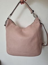 Michael Kors Dusty Pink Bag Shoulder Top Zip Leather Hobo Handbag with dust bag.