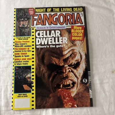Fangoria Magazine #71 Cellar Dweller Cover Feb 1988 Pumpkinhead Poster Living De