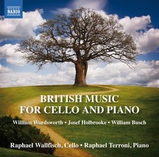 Wordsworth / Holbroo - British Music for Cello & Piano [New CD]