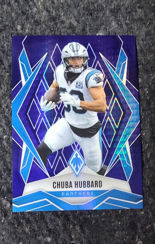 2025 Panini Phoenix - Chuba Hubbard #75 Blue Hyper /199