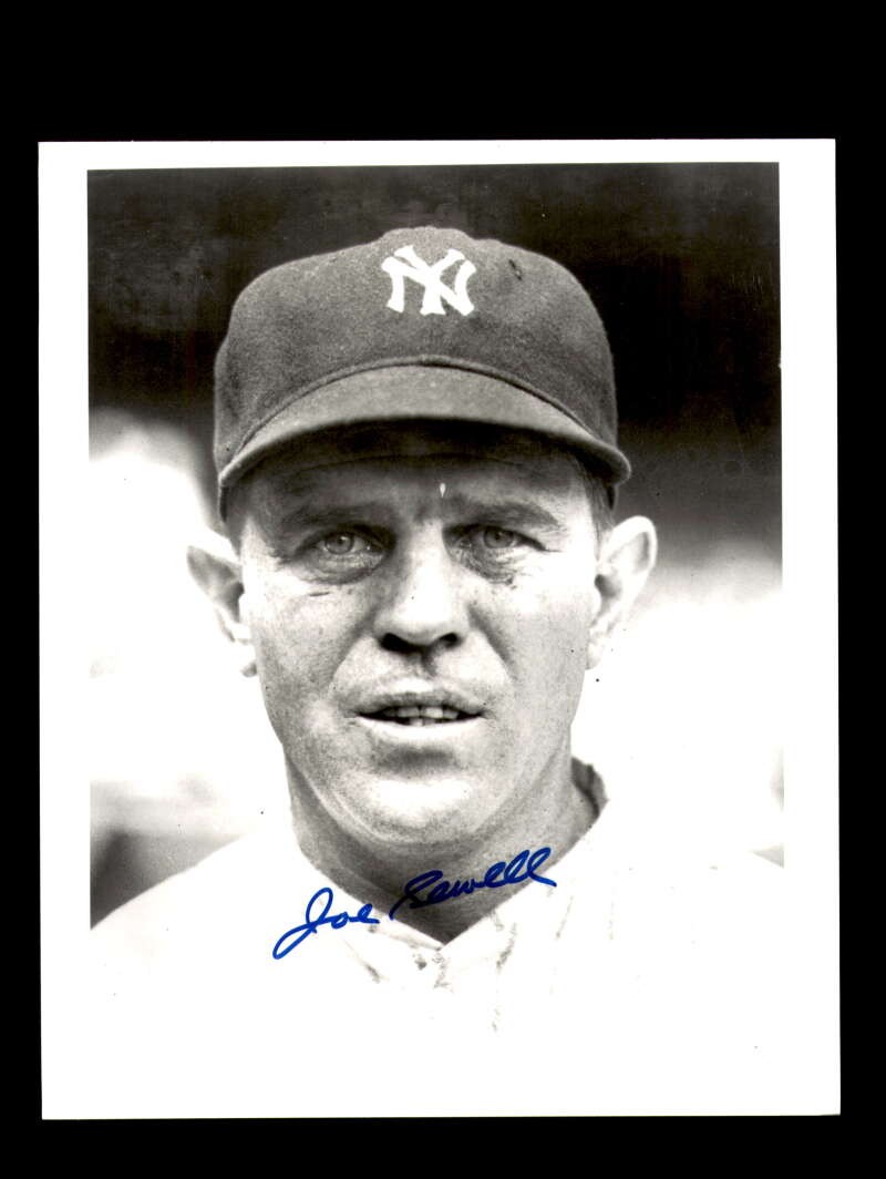 Joe Sewell Signed 8x10 Photo Autographed Yankees