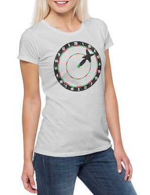 Darts Bullseye Damen T-Shirt L Sale Dart Player Game Sport Sports Coach