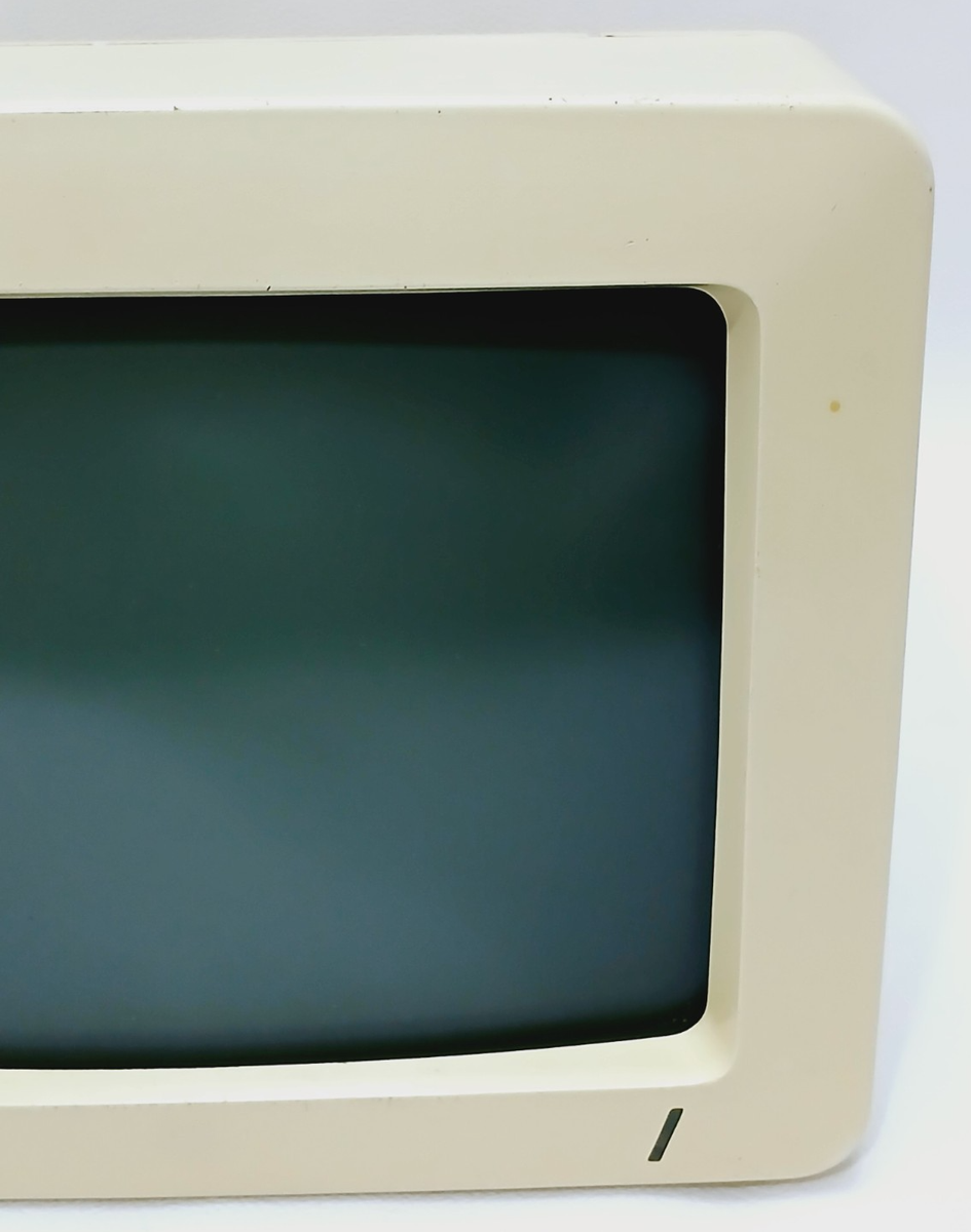 VINTAGE APPLE COMPUTER MONITOR G091S - For Parts only - watch full