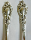 Set of 2 Sterling Silver 925 Lunt Eloquence Ornate Floral Vintage Spoons 90.7G — photo 4