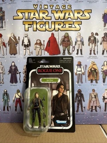 2017 Star Wars Vintage Collection VC119 Jyn Erso MOC Action Figure 1st Run