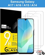 3-Pack HD Tempered Glass Screen Protector For Samsung A17 / A16 / A15 / A14 5G