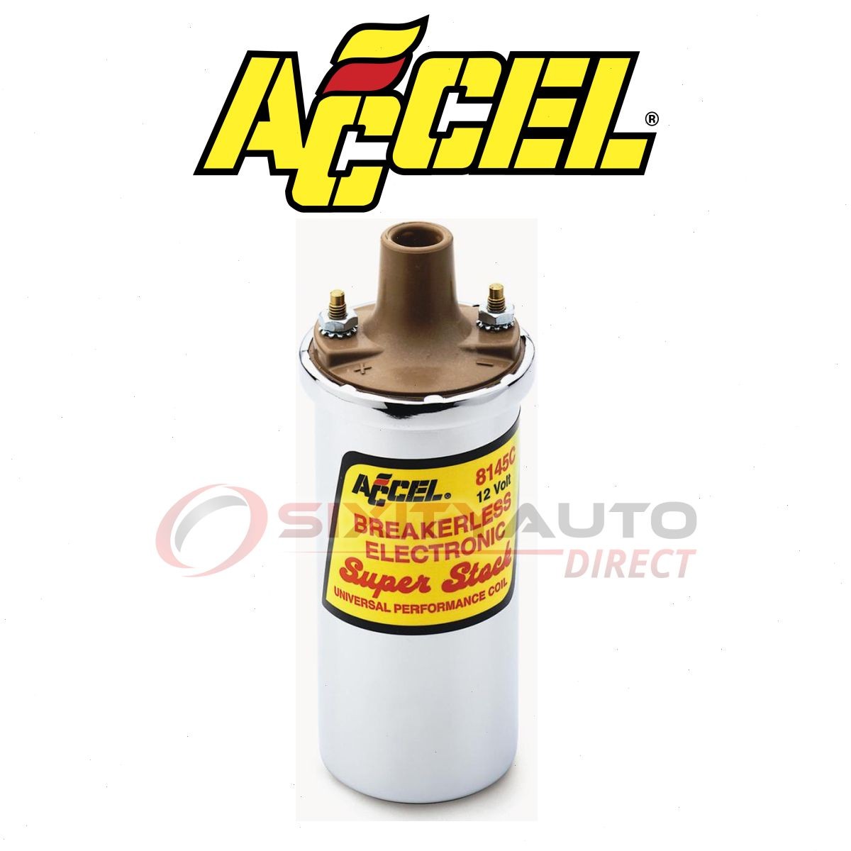 ACCEL Ignition Coil for 1975-1978 Dodge D200 3.7L 5.2L 5.9L 6.6L 7.2L L6 V8 xb