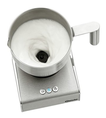 Bartscher Milchaufschäumer Induktion MSI400 aus Edelstahl Milch aufschäumen mix