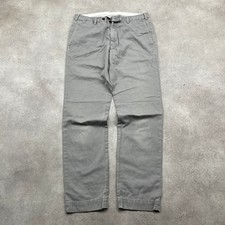 Polo Ralph Lauren Chino Trousers Mens 35" Slim Fit Cotton Straight Pants, Grey
