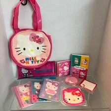 Hello Kitty Stationary Collectibles Set: Kawaii School  Office Supplies Lot New