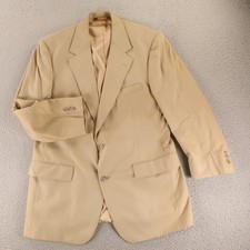 VTG Brooks Brothers Jacket 41R M Beige Made in USA Blazer Hopsack Made in USA