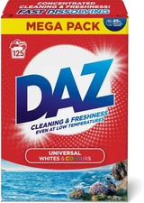 Daz Washing Powder 125 Washes – Family Pack Laundry Detergent for Brilliant