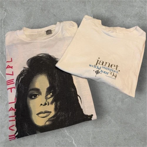 Janet Jackson 1814 Tour De Force Parking Lot + 1990s vintage concert t-shirt, vintage, single stitch, B+ condition