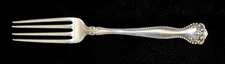 Raleigh by Alvin Sterling Silver Dinner Fork 6 3/4" No Monogram EXCELLENT