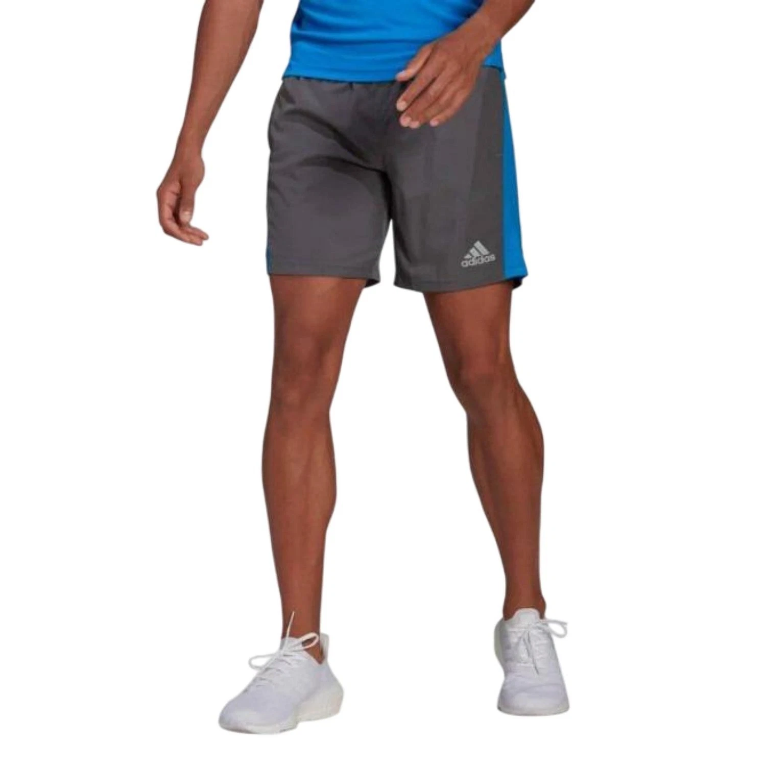 Adidas Men's Own The Run Cooler Athletic Shorts X-Large Cool Gray $40 Value