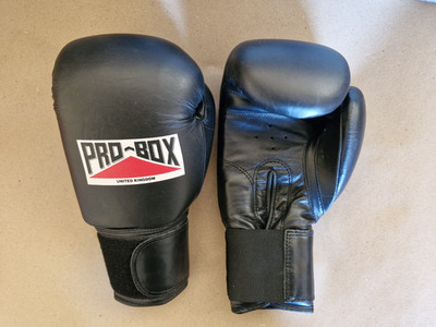 Pro Box Leder Boxhandschuh - 12oz