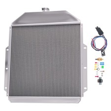 3 Row Radiator Shroud Fan For Ford 1 Ton Pickup 1942-1947 3.6l 3.7l 3.9l At