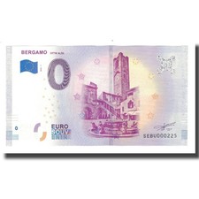 [#664237] Italy, Tourist Banknote - 0 Euro, Italy - Bergamo - La Citta Alta - Qu