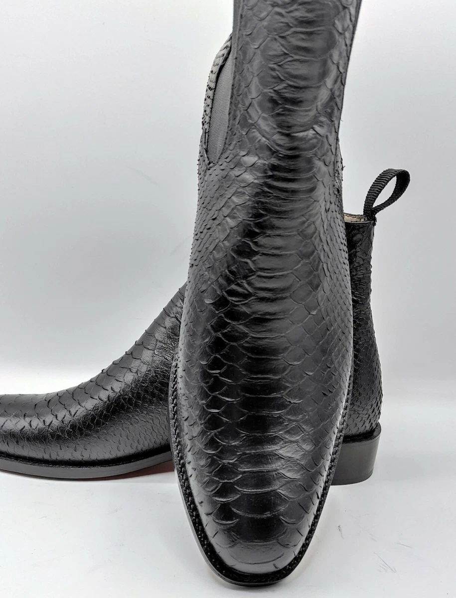 Mens snakeskin hotsell dress boots