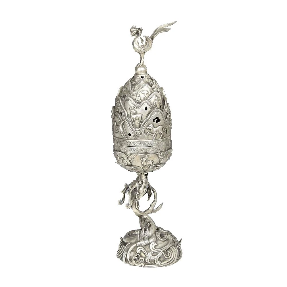 White Antique Original Antique Chinese Incense Burners