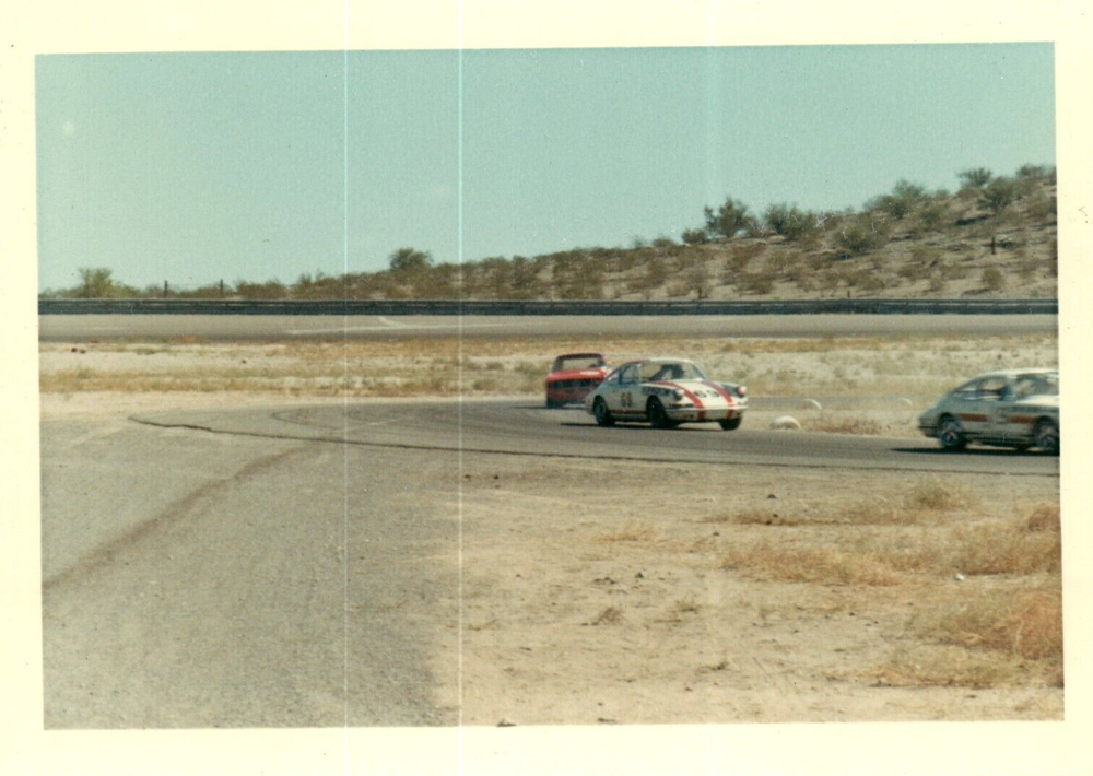 1960s Race Cars On Race Track Porsche Vintage Photo