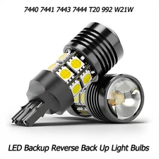 7443 White LED Reverse Backup Light Bulbs For Ford F150 F250 2018 2019 2020 2021