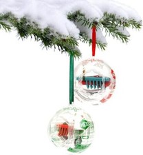 Lot 2 Hexbug Nano Reindeer Antlers RED and GREEN Hex Bug Rudolph Xmas Ornament