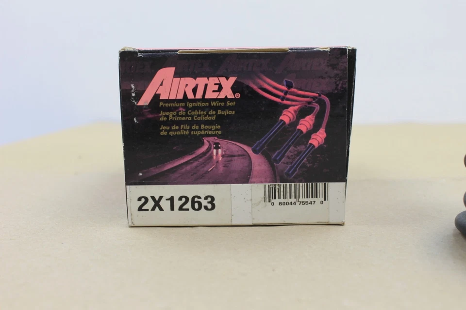 New Airtex Ignition Spark Plug Wire Set, fits 87-91 Dodge Dakota Truck 3.9L - Image 2 of 2