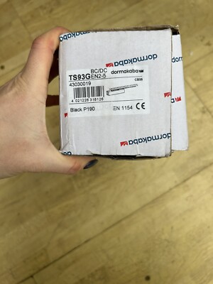 Türschließer DORMAKABA TS93G BC/DC EN2-5 Farbe Schwarz - Komplettset - Brandneu